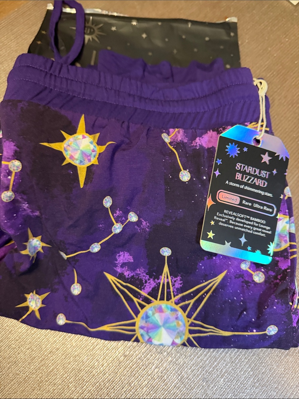 Stardust Blizzard Women's Purple Sleep Shorts